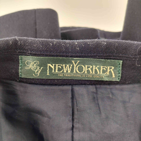 ニューヨーカー NEWYORKER 金ボタン ウール 紺ブレ ブレザー ダブルブレスト テーラードジャケット レディース 13AR