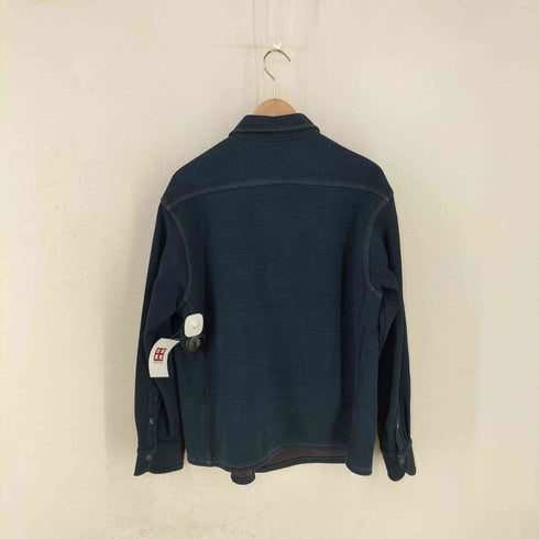 フォーティーファイブアールピーエム 45rpm インディゴ スウェット地 スナップ シャツジャケット メンズ 5