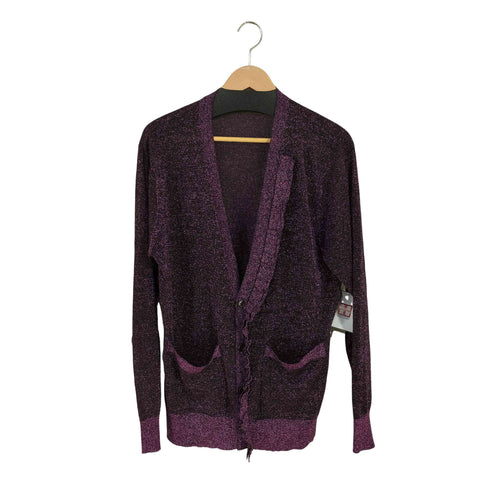 ドリスヴァンノッテン DRIES VAN NOTEN Metallic Knitted Cardigan メンズ JPN:S