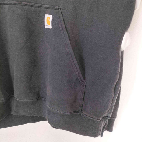 カーハート Carhartt 袖ロゴプリントプルオーバーパーカー メンズ JPN:L