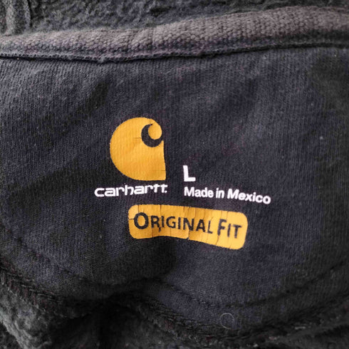 カーハート Carhartt 袖ロゴプリントプルオーバーパーカー メンズ JPN:L