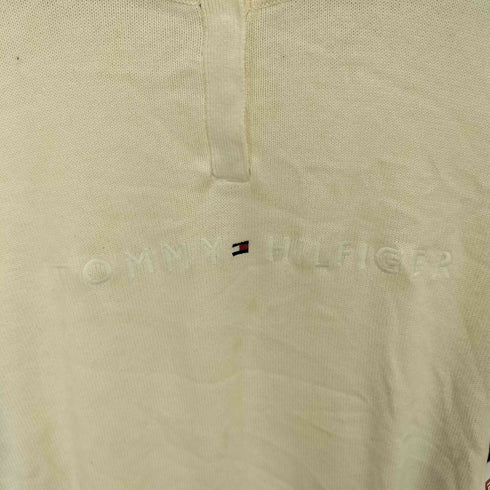 トミーヒルフィガー TOMMY HILFIGER ハーフ スナップ ロゴ刺繍 L/S ニット レディース