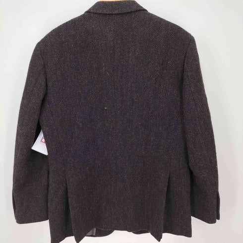 ルシック Le Chic 2B ヘリンボーン柄ウールテーラードジャケット メンズ AB6
