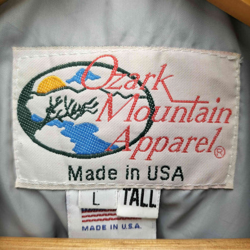 Ozark Mountain Apparel 90s USA製ダック地ジップアップワークジャケット メンズ JPN:L