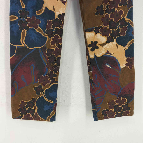 ドリスヴァンノッテン DRIES VAN NOTEN ボタニカル フラワープリントパンツ メンズ 30