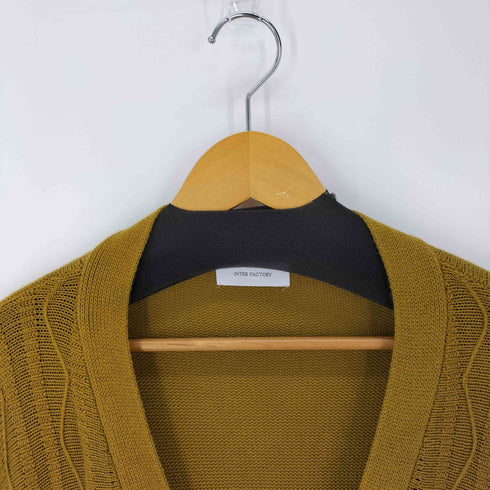 インターファクトリー INTER FACTORY loose cotton cardigan ルーズコットンカーディガン メンズ JPN:XL