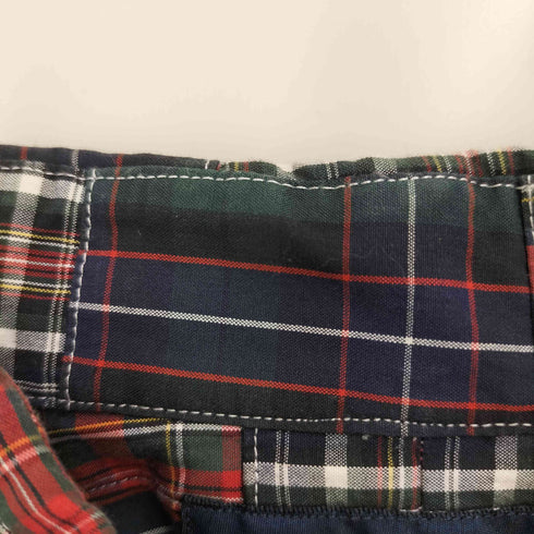 ラルフローレン RALPH LAUREN CUSTOM FIT ポニー刺繍パッチワークチェックシャツ メンズ JPN:L