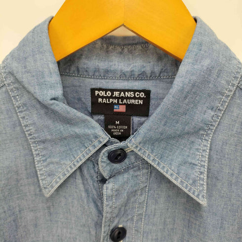 ポロジーンズ RL POLO JEANS CO. ロゴワッペンワークシャツ メンズ JPN:M