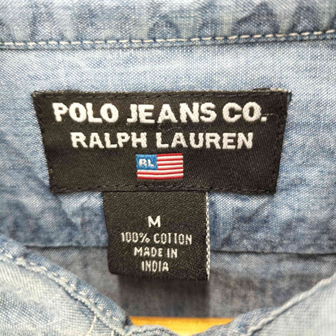 ポロジーンズ RL POLO JEANS CO. ロゴワッペンワークシャツ メンズ JPN:M