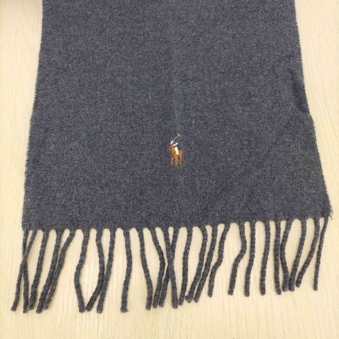 ポロラルフローレン POLO RALPH LAUREN ポニー刺繍 フリンジマフラー メンズ
