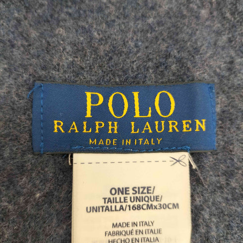 ポロラルフローレン POLO RALPH LAUREN ポニー刺繍 フリンジマフラー メンズ