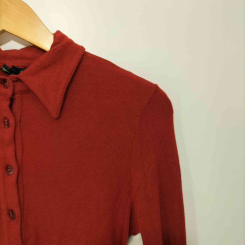 ジャンポールゴルチエフェム Jean Paul GAULTIER FEMME ボタンデザイン ロングスリーブ ポロシャツ レディース EUR:40