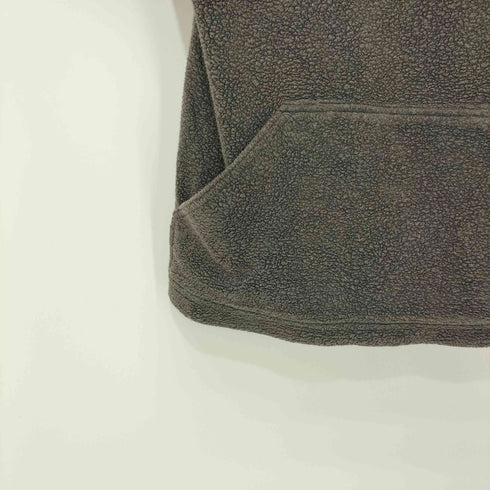 ジャンポールゴルチエクラシック Jean Paul GAULTIER CLASSIQUE フリース ファーハーフジップ ショートスリーブ プルオーバーパーカー レディース EUR:40