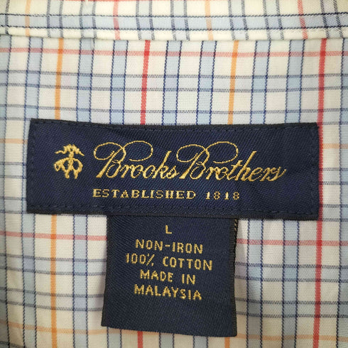 ブルックスブラザーズ BROOKS BROTHERS チェック BDシャツ メンズ import:L