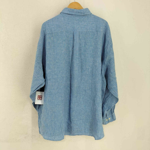 ブルックスブラザーズ BROOKS BROTHERS TRADITIONAL FIT IRISH LINEN 千鳥格子 BDシャツ メンズ import:XXL