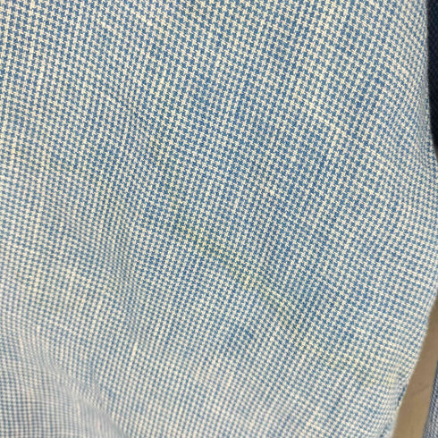 ブルックスブラザーズ BROOKS BROTHERS TRADITIONAL FIT IRISH LINEN 千鳥格子 BDシャツ メンズ import:XXL