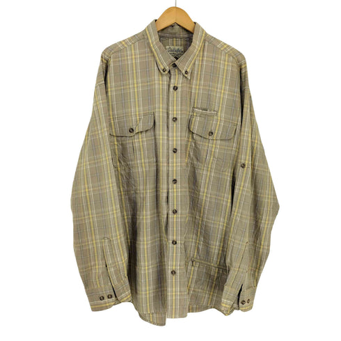 カベラス Cabelas LEGEND QUALITY 両胸フラップ チェック BDシャツ メンズ import:XL