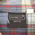 HANCO チェック フランネルグランパシャツ メンズ 43/44