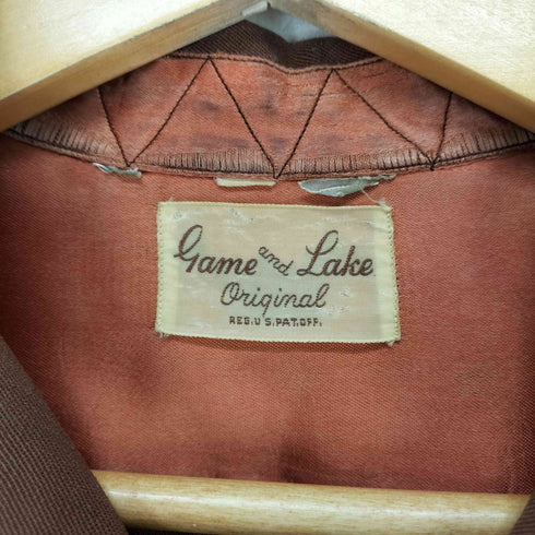 Game and Lake 40s~ ダブルフラップポケット オープンカラーシャツ メンズ