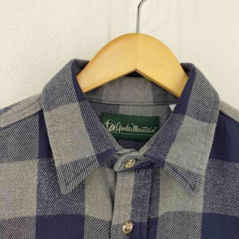 GANDER MOUNTAIN 90s made in usa 両胸フラップポケットコットンネルシャツ メンズ L TALL