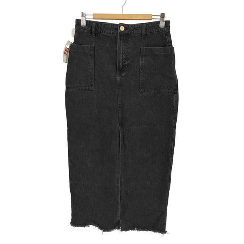 ザラ ZARA ブラック デニムスカート レディース S