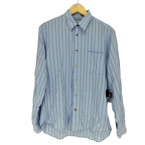 ヨウジヤマモト Yohji Yamamoto 90S レーヨン ストライプシャツ メンズ JPN:S