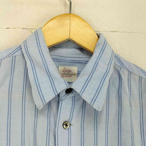 ヨウジヤマモト Yohji Yamamoto 90S レーヨン ストライプシャツ メンズ JPN:S