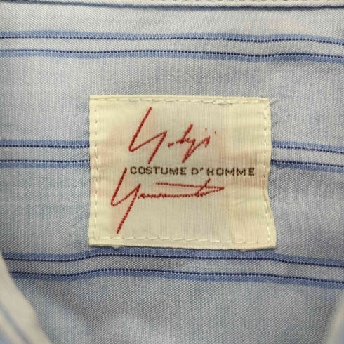 ヨウジヤマモト Yohji Yamamoto 90S レーヨン ストライプシャツ メンズ JPN:S