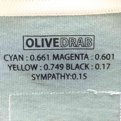 OLIVEDRAB キャリーポケット 半袖Tシャツ メンズ M
