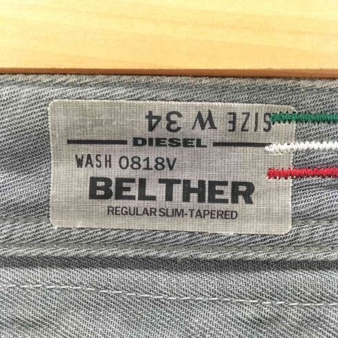 ディーゼル DIESEL BELTHER デニムスキニーパンツ メンズ 34