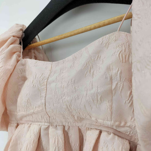 リリーブラウン Lily Brown 24AW 3WAYジャガードペプラムビスチェ ピンク PINK レディース FREE