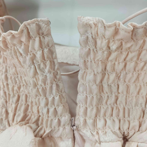 リリーブラウン Lily Brown 24AW 3WAYジャガードペプラムビスチェ ピンク PINK レディース FREE