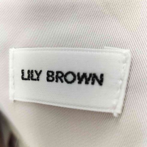 リリーブラウン Lily Brown 24SS メモリーツイルラッフルスカショーパン レディース JPN:1