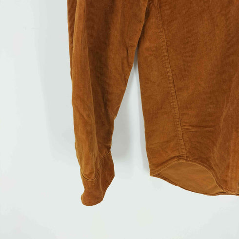 トミージーンズ tommy jeans ワンポイント刺繍 コーデュロイボタンダウンシャツ メンズ import:XL