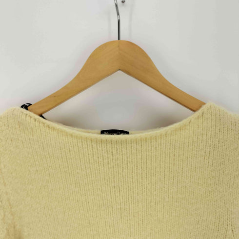 マッシモデュッティ Massimo Dutti イタリア製 アルパカ混 ボートネックニット レディース JPN:XS