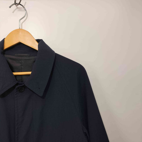 ユナイテッドアローズグリーンレーベルリラクシング UNITED ARROWS green label relaxing 22SS IKOMATSU 撥水 ナイロンオックスラグランスリステンカラーコート メンズ S