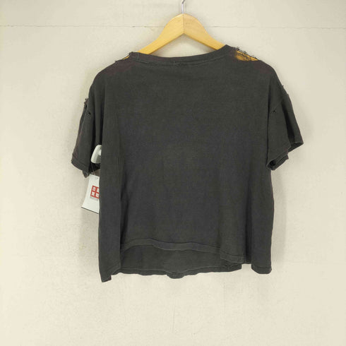 ハーレーダビッドソン HARLEY-DAVIDSON フロントプリントダメージショートTシャツ レディース