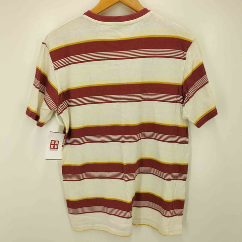 ハンテン HANG TEN 90-00S オールドサーフ マルチボーダー S/S Tシャツ メンズ import:L