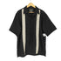 ブルーノ BRUNO SUEDED MICROFIBER フロント刺繍開襟シャツ メンズ JPN:L