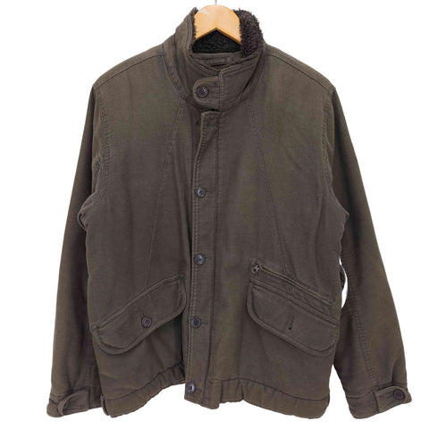 エーグル AIGLE ジップアップ ダック ブルゾン 裏ボア メンズ import:L