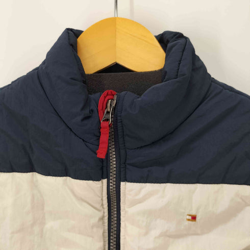 トミーヒルフィガー TOMMY HILFIGER バックロゴプリント 中綿ベスト レディース import:L