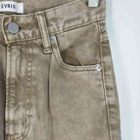エヴリス EVRIS SIMPLE WIDE デニムパンツ レディース JPN:S