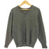 90s カシミヤ100 Vネックニット グランジ メンズ import:M