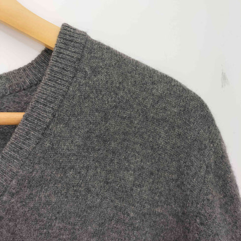 90s カシミヤ100 Vネックニット グランジ メンズ import:M