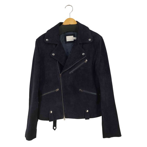 トップマン TOPMAN ヌバック ダブルライダースジャケット メンズ 5