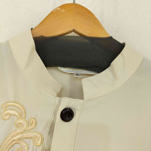 ORIENTAL シルク チャイナシャツ メンズ import:L