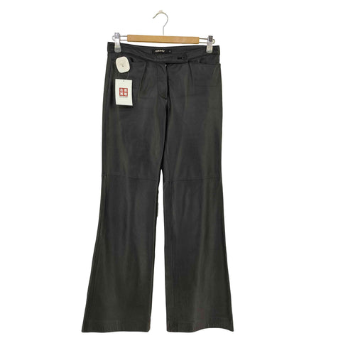 ダナキャランニューヨーク DKNY ラムレザーパンツ レディース 4