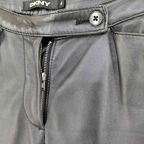 ダナキャランニューヨーク DKNY ラムレザーパンツ レディース 4