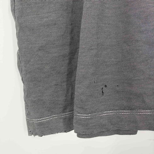 ボスヒューゴボス BOSS HUGO BOSS S/S ヘンリーネックボーダーTシャツ メンズ