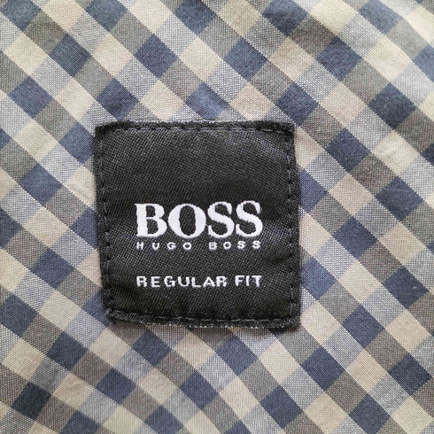ボスヒューゴボス BOSS HUGO BOSS S/S ヘンリーネックボーダーTシャツ メンズ